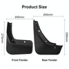 For MG ZS 2020-2021 4pcs/Set Car Auto Soft Plastic Splash Flaps Fender Guard