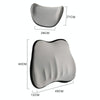 Car Memory Foam Neck Pillow Car Neck Rest Silk Pillow Car Seat Cervical Cushion, Style: Headrest Black