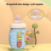 Early Education Baby Toy Newborn Light And Music Electric Comfort Milk Bottle Rattle( Blue)