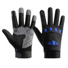 LANYIER Fall Winter Men Outdoor Motorcycle Gloves Riding Warm Windproof Anti-Slip Waterproof Touch Screen Gloves, Size: Average(Blue)