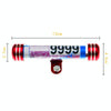 TF-2224 2pcs Multifunctional Waterproof Motorcycle Tax Bill Collection Tube(Gold)