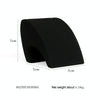 7x7x7cm Arched Necklace Display Stand Black Microfiber Necklace Ring Jewelry Display Live Jewelry Prop Rack