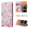 For Samsung Galaxy S23 Ultra 5G Bronzing Painting RFID Leather Phone Case(Pastoral Rose)