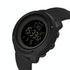 SANDA 361 Fashionable Night Light Sports Children Electronic Watch Multi Functional Personality Night Light Men Waterproof Watch(Black)