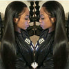 Straight Lace Front Human Hair Wigs, Stretched Length:26 inches, Style:2