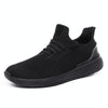 Flying Mesh Sports Shoes Casual Lightweight Running Shoes for Men, Size:44(Black)