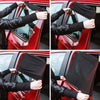 2 PCS Car Shade Block Car Sun Block Window Gauze Shading Net Side Blocking Cover Sun Net Sandbags Side Window Sunshade Cover, Size: 92*54cm