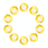 10PCS 2W T4.2 Wedge Instrument Panel LED Light Dashboard Gauge Cluster Indicator Lamp Bulb(Yellow Light)