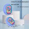 For Tamagotchi Uni (2023) Pet Game Machine Silicone Protection Case(Luminous Rose Red)