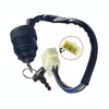 For Kawasaki ATV/UTV Starter Power Ignition Switch Key Lock(Black)