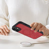 For iPhone 11 LC.IMEEKE Magsafe Phone Case(Red)