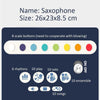 Children Early Education Puzzle Playing Simulation Musical Instrument, Style: 6805 Saxophone-Red