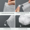 50pcs /Pack 32x48cm Large Portable Thickened Non-Woven Anti-Yellowing And Sunscreen Shoe Bag Shoe Storage Bag