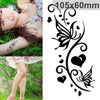 10 PCS Classic Black  Waterproof Temporary Tattoo Sticker(HC-148)