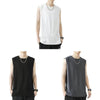 Men Summer Outdoor Vest Basketball Fitness Sports Sleeveless Crew Neck Shirt, Size: L(Black)