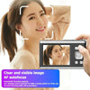 4K HD Optical Zoom Digital Camera 60MP Dual Screen Selfie Camera, No Memory(White)