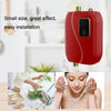 Instant Water Heater Mini Kitchen Quick Heater Household Hand Washing Water Heater AU Plug(Brick Red)
