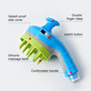Pet Shower Brush with Non-Slip Handle (White)
