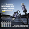WK WDC-32i Raython Gen2 1m 2.4A USB to 8 Pin Fast Charging Data Cable(Black)