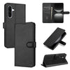 For Samsung Galaxy A36 AZNS Skin Feel Calf Texture Flip Leather Phone Case(Black)