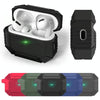 For AirPods 4 Wireless Earphones Shockproof Armor Protective Case(Black)
