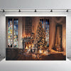 2.1 X 1.5m Holiday Party Photography Backdrop Christmas Decoration Hanging Cloth, Style: SD-788