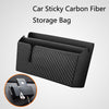 DM-020 Car Sticky Carbon Fiber Storage Bag Car Mobile Phone Storage Box Large