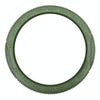 Non-slip Wear-resistant Fire Pattern Silicone Car Steering Wheel Cover, Size: 36-42cm(Army Green)