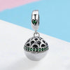 925 Silver Parts Zircon Sterling Silver Pendant(SCC689-G)