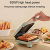 2 In 1 YIDPU Multifunctional Family Breakfast Maker Light Diet Sandwich Waffle Baker, CN Plug(Green)
