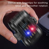 Portable Keychain Light Camping EDC Flashlight Rechargeable Mini Lantern With Magnet(Black)