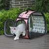Transparent Pet Carrier Backpack, Small (Black)
