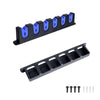 6-hole EVA Fishing Rod Storage Display Rack Club Holder, Color: Vertical Blue