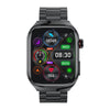 TK16 2.04 inch LCD Screen Steel Strap Smart Watch Supports Health Monitoring(Black)