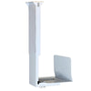 Universal PC Case Holder CPU Stand Hanging Adjustable Computer Mainframe Host Bracket, 300-500mm Height Adjustable, 145-235mm Width Adjustable(White)