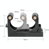 DEEMOUNT RCK-051 Road Bicycle Parking Buckle Wall Hook Mountain Bike Parking Buckle(Black)