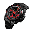 SKMEI 1452 Outdoor Sports Electronic Watch Multifunctional Waterproof Watch(Red)