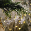 4pcs/bag Christmas Decorations Transparent Angel Pendant Christmas Tree Ornaments