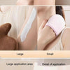 Anointing Gloves Quickly Rub Body Lotion Tool Apply Sunscreen Essential Oil Flocking Massage Gloves, Style: Large1 Black
