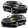 D-936 Stripe Pattern Car Modified Decorative Sticker(Yellow)