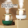 4L Wireless Humidifier USB Oil Diffuser with Night Light(White)