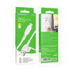 Borofone BX91 USB to 8 Pin Symbol 2.4A Charging Data Cable, Length:1m(White)