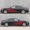 2 PCS/Set D-752 Lines Pattern Car Modified Decorative Sticker(Red)