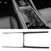 Carbon Fiber Car Water Cup Gear Frame Decorative Sticker for Jaguar F-PACE 2016-2020