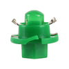 10 PCS B8.4 0.2W DC12V Wedge Instrument Panel COB LED Light Dashboard Gauge Cluster Indicator Lamp Bulb (Green Light)