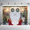 2.1 X 1.5m Holiday Party Photography Backdrop Christmas Decoration Hanging Cloth, Style: SD-781