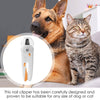 LED Pet Nail Clippers Dog and Cat Nail Clippers with Nail Polisher(White)