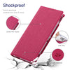 For Asus ROG Phone 3 ZS661KS ViLi DMX Series Shockproof TPU + PU Leather Magnetic Attraction Horizontal Flip Case with Card Slot & Holder(Rose Red)