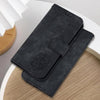 For Realme 13+ Global Little Tiger Embossed Leather Phone Case(Black)