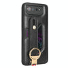 For Asus ROG Phone 6 / ROG6 Wristband Leather Back Phone Case(Black)
